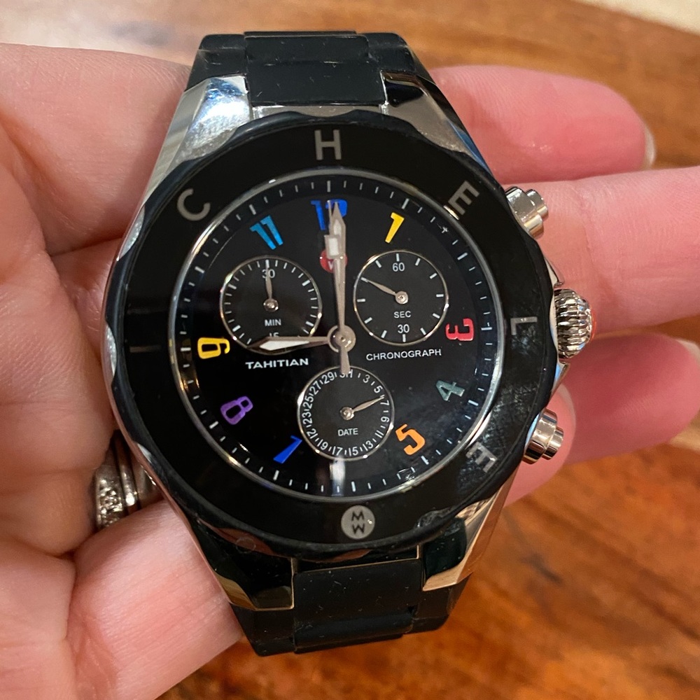 Michele Tahitian Jelly Bean watch Model #: MWW12F000014